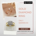 10ct Yellow Gold Diamond Ring in NZ