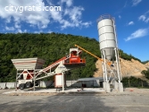 60 m³/h Mobile Concrete Batching Plant