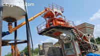 100 m³/h Mobile Concrete Batching Plant