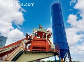 120 m³/h Mobile Concrete Batching Plant