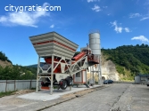 60 m³/h Mobile Concrete Batching Plant