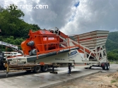 60 m³/h Mobile Concrete Batching Plant