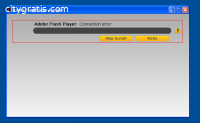 adobe flash player connection error