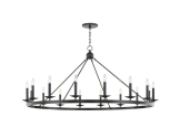 Allendale Wagon Wheel Chandelier