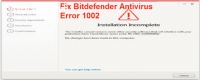 Antivirus Update Error Code 1002