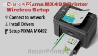 Canon Pixma MX492 Printer Wireless Setup