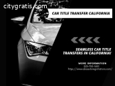 Car Title Transfers in California