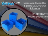 Corrugated Plastic Box & Sheets Manufact