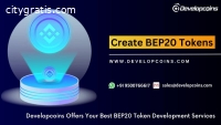 Create BEP20 Tokens With Developcoins