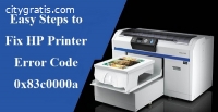 Fix HP Printer Error Code 0x83c0000a