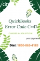 Easy way to Fix QuickBooks Error Code C=