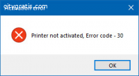 How To Fix Printer Not Activated Error C