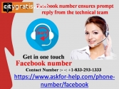 Facebook number ensures prompt reply fro