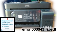 Fix Epson Printer Error Code 000043 ?