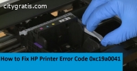 Fix HP Printer Error Code 0xc19a0041? +1