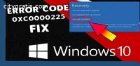 Get rid of HP Error Code 0xc0000225