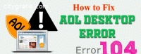 How To Fix Aol Error 104?