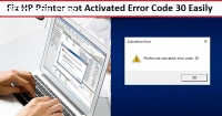 How To Fix Printer Not Activated Error C