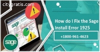 How to fix Sage 50 1925 error