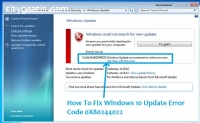 How To Fix Windows Update Error 0X802440