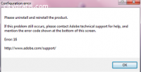How To Resolve Adobe Error 16