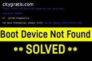 HP Boot Device Dot Found 3f0
