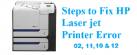 hp laserjet printer error 021112