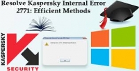 Kaspersky Antivirus Error Code 2771