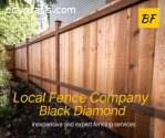 Local fence company in Black Diamond