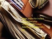 Magic wallet spells that delivers money