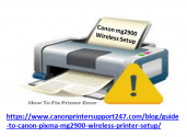 Method To Connect Canon mg2900 Wireless