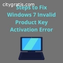 Resolve Windows 7 Invalid Product Key Ac