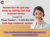 Resolve Your All Cash App Issues by avai