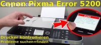 Solution of Canon printer error 5200