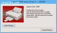 Solution of Canon printer error code 600