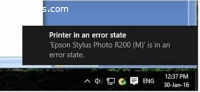 Solution of Printer Is In An Error State