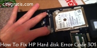 Step to Fix Hard Disk Error 301