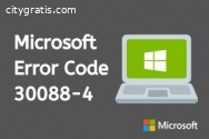 Steps to Fix Error Code 30088-4