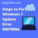 Steps to Fix Windows 7 Update Error 8007