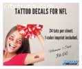 Tattoo Decals for NFL