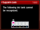 Technique to fix Canon support code 1660