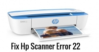 Troubleshoot HP Scanner Error 22