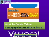 Want To Create Yahoo Homepage but unable