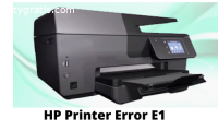 WHAT DOES E1 MEAN ON HP PRINTER